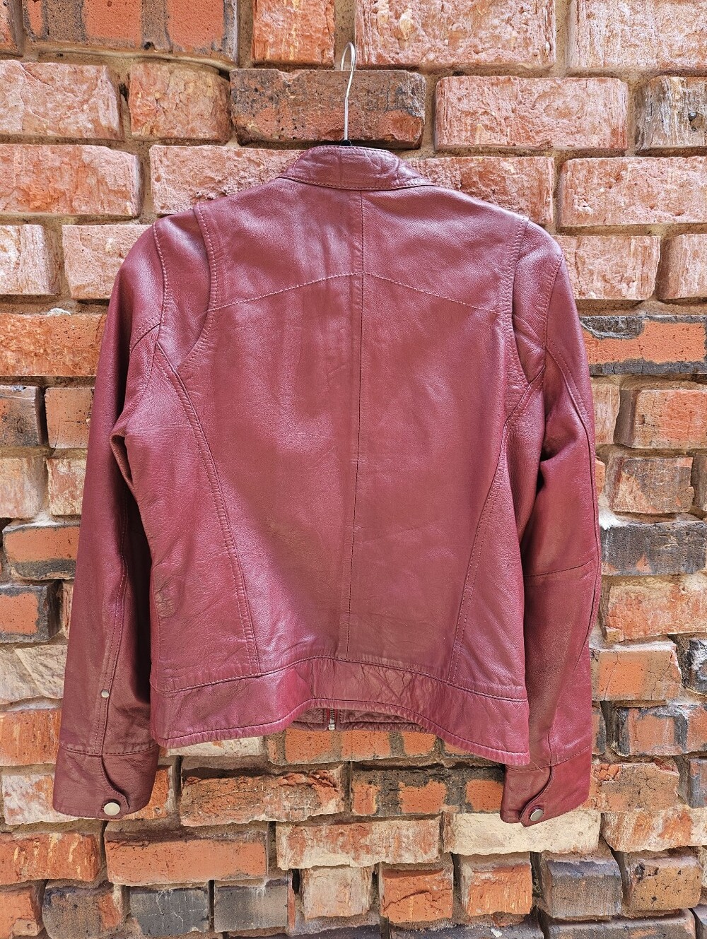 Black Rivet Leather Jacket - Picture 9 of 16